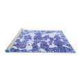 thumbnail image 2 of Ahgly Company Machine Washable Indoor Rectangle Abstract Blue Modern Area Rugs, 8' x 10', 2 of 4