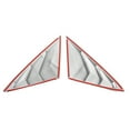 thumbnail image 3 of Black Rear Side Vent Quarter Window Louver Shutter Cover Trim For Seal / Atto 4, 3 of 5