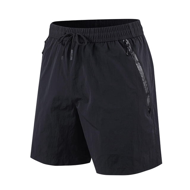 Mens Trabajo Pantalones Cortos de Moda de Color Sólido Suelto Cómodo Movimiento Cortos de Piernas Rectas para Diario Y Casual