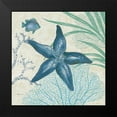 thumbnail image 2 of Gladding, Pamela 15x15 Black Modern Framed Museum Art Print Titled - Oceana Indigo Shells IV, 2 of 5