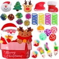 thumbnail image 1 of Juego de juguetes para gatos KITCHSTAR, 25 piezas, juego interactivo navideño, 1 of 5