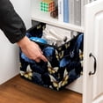 thumbnail image 5 of Bats Foldable Storage Basket with Handle, 10.8"x10.5"x10.6", Large Capacity Organizer Bins, 5 of 6