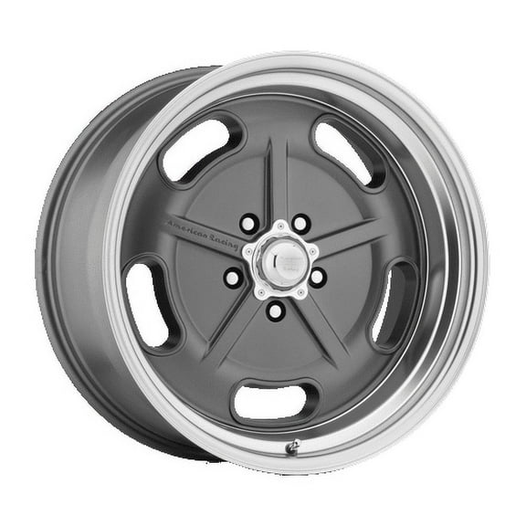 American Racing Vintage Aluminum Rim VN511 SALT FLAT 20X9.5in Mag Gray Diamond Cut Lip Finish, VN51129550400