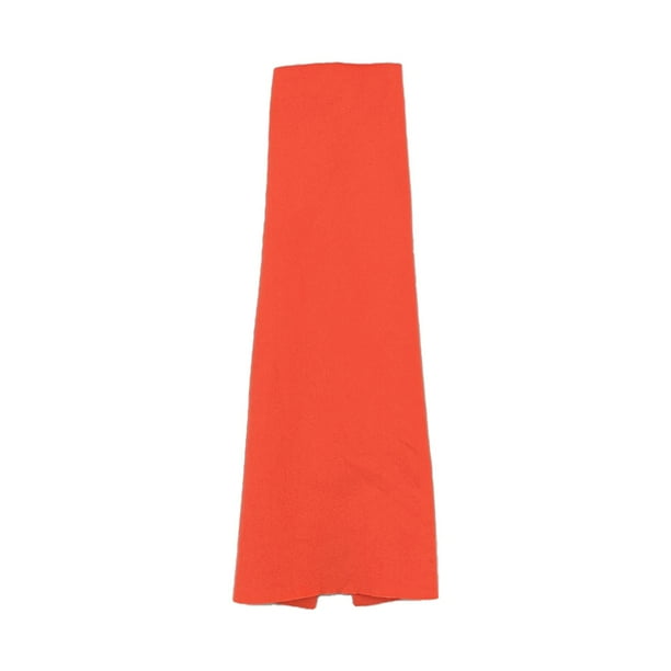 Figura de acción a escala 1/6, vestido tubo, minifalda de tela, moda, disfraz de mujer. Rojo anaranjado