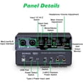 thumbnail image 2 of BOMGE Interfaz Audio USB 24bit/192kHz: Grabación/Streaming, 2 of 9