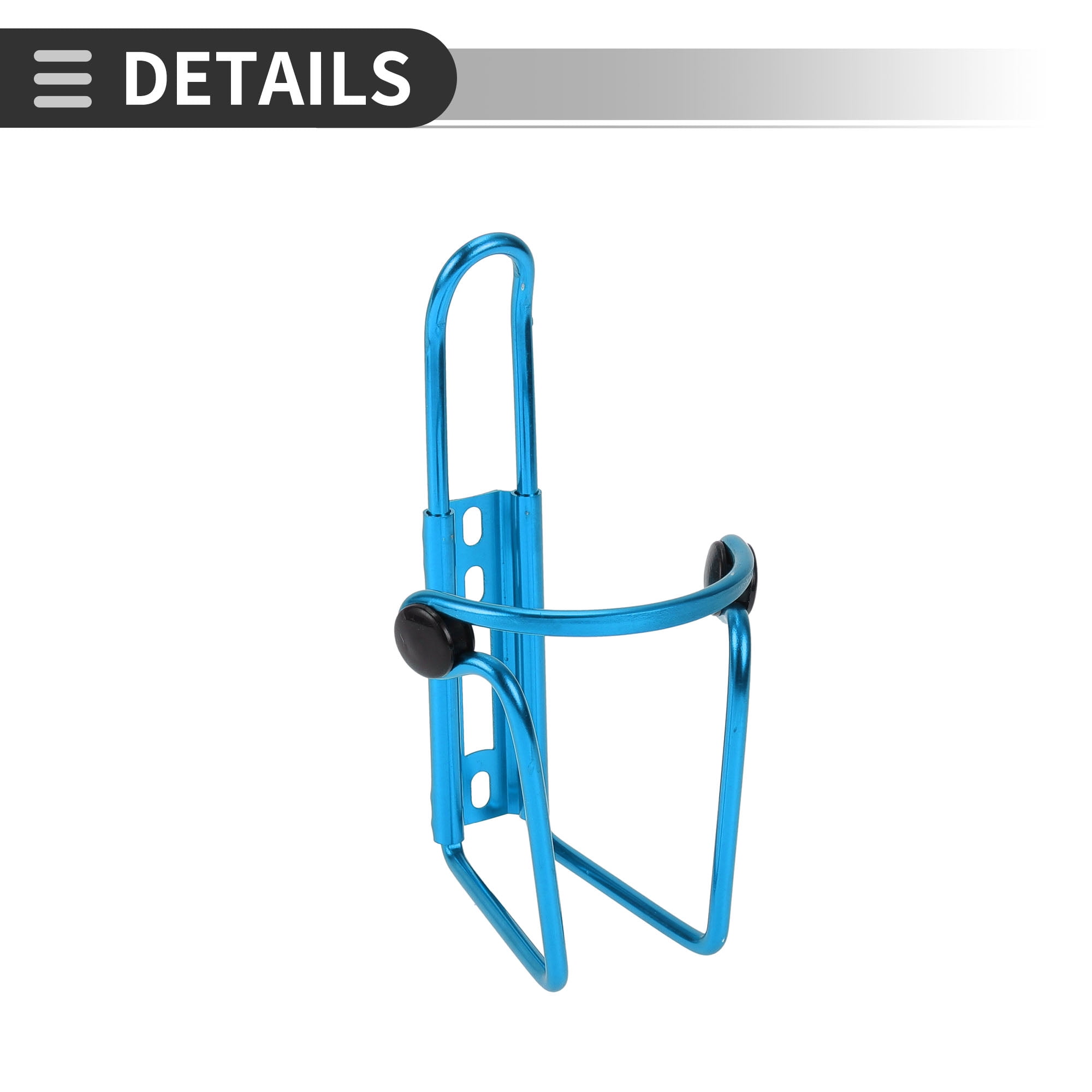 Unique Bargains Bike Bottle Cage Rack Aluminium Alloy Drinks Holder for MTB Road Blue
