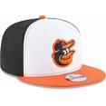 thumbnail image 3 of New Era Baltimore Orioles Team Color 9FIFTY Adjustable Hat White, 3 of 5