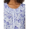 thumbnail image 5 of Aria 100% Cotton Short Sleeve Scoop Neck Nightgown with Pockets, Women’s sizes S-5X, 5 of 5