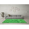 thumbnail image 3 of Ahgly Company Indoor Rectangle Abstract Green Modern Area Rugs, 8' x 10', 3 of 4