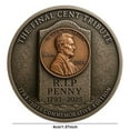 thumbnail image 7 of Final Cent Commemorative Keepsake Tribute Collection Decorations, Nostalgic Historical Collectible Keepsake Ornaments, Retro Room Showcase Decoration, 1.6Inches, 7 of 7