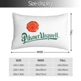 thumbnail image 4 of Fundas de almohada Pilsner Urquell, fundas de almohada mullidas súper suaves y acogedoras con cremallera, 20 x 30 pulgadas, dormitorio, sofá, sillón, funda de almohada para todas las estaciones, 4 of 8