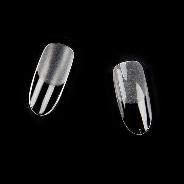 500 puntas de uñas transparentes, puntas de uñas de gel suave de cobertura total para kit de extensión de uñas en remojo, puntas de uñas acrílicas de uñas postizas, 12 tamaños