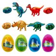thumbnail image 2 of Jofan Paquete de 4 huevos de deformación de dinosaurios Jumbo, huevos de pascua prerelleno JoFAN JoFAN, 2 of 2