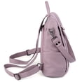 thumbnail image 5 of UTO Women Backpack PU Leather Ladies Fashion Handbags Backpacks Lightweight Travel Shoulder Bag(Pink Purple), 5 of 8