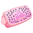 thumbnail image 1 of Juego 2 Contenedor para Alimentos Ambient 21 Lunch Box con Cubiertos Infantiles de Plástico Personajes Animados Barbie Animal Print, 1 of 7