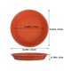 thumbnail image 2 of platillos redondos para macetas, bandeja inferior para macetas de 8,65 pulgadas, bandejas de goteo de plástico para plantas, macetas, color terracota, 2 of 8