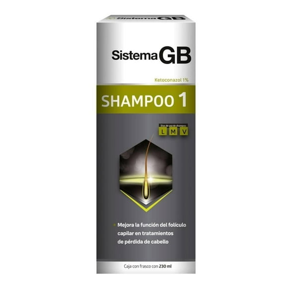 Shampoo Sistema GB uno para hombre 230 ml