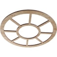 thumbnail image 2 of 16"OD x 5 3/4"ID x 1/4"T Grace Wood Fretwork Pierced Ceiling Medallion, Red Oak, 2 of 3