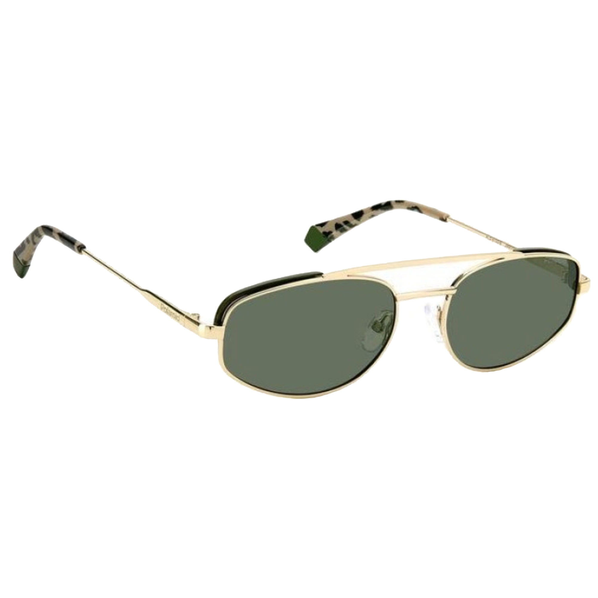 Ray-Ban Round Sunglasses in Black and Tortoise with Gold Accents RB3574-N Ray-Ban RB3574N-153/11 Blaze Round Black Metal Grey Gradient  main image 2