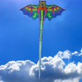 thumbnail image 1 of 3D Dragon Animal de volar s gigantes sola línea Beach Azul shamjiam Cometa del dragón, 1 of 9