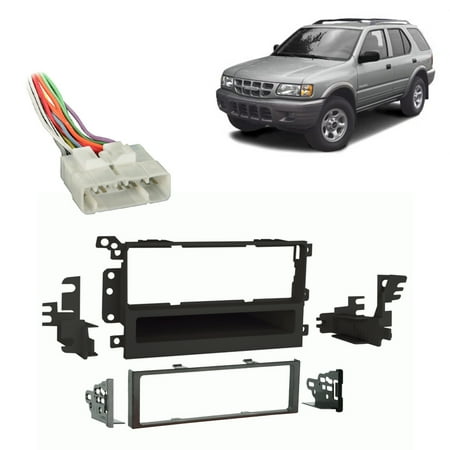 Fits Isuzu Rodeo 1998-2004 Single DIN Stereo Harness Radio ... isuzu rodeo radio wiring harness 