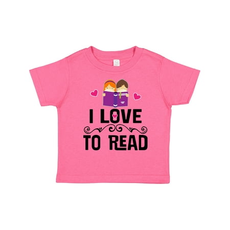 

Inktastic I Love to Read Gift Toddler Toddler Girl T-Shirt