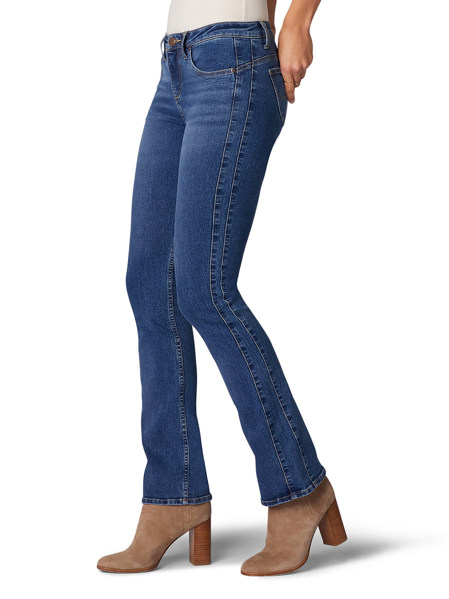women's shape illusions midrise bootcut jean