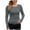 GY2, variant on OSOLU Women Ladies Fashion Fit Loose Crew Neck Slim Tops Solid Color Long Sleeve T-Shirt Tee Tops Leisure Dailywear
