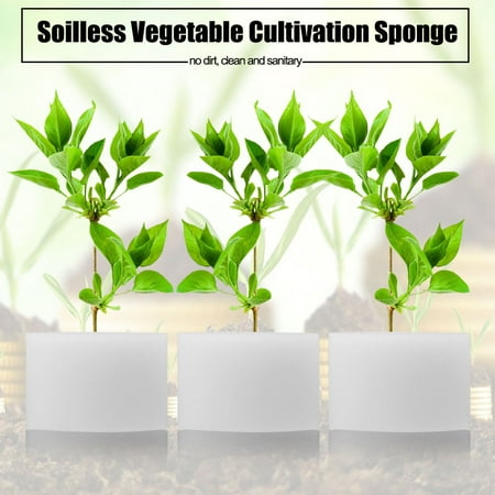 XIDAJIE 200 Pcs Hydroponic Sponges - Planting Cubes For Soilless Cultivation & Seed Starting