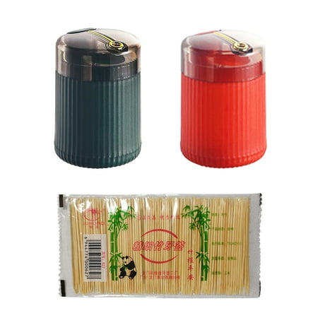 

Table Restaurant Storage Box Press Type Automatic Pops Up Toothpick Holder Hotel