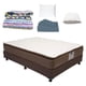 thumbnail image 1 of Colchón Queen Size + Box Bless + Almohada de Osos + Sábanas + Protector de Cholchón + Edredón Restonic Dicasa Nautilus, 1 of 8