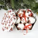 thumbnail image 4 of 14 piezas de bolas decorativas para árbol de Navidad, adornos para árbol de Navidad, juguetes para fiesta de Navidad, bolas colgantes para el hogar, adorno para fiesta, regalo de Navidad, 4 of 5