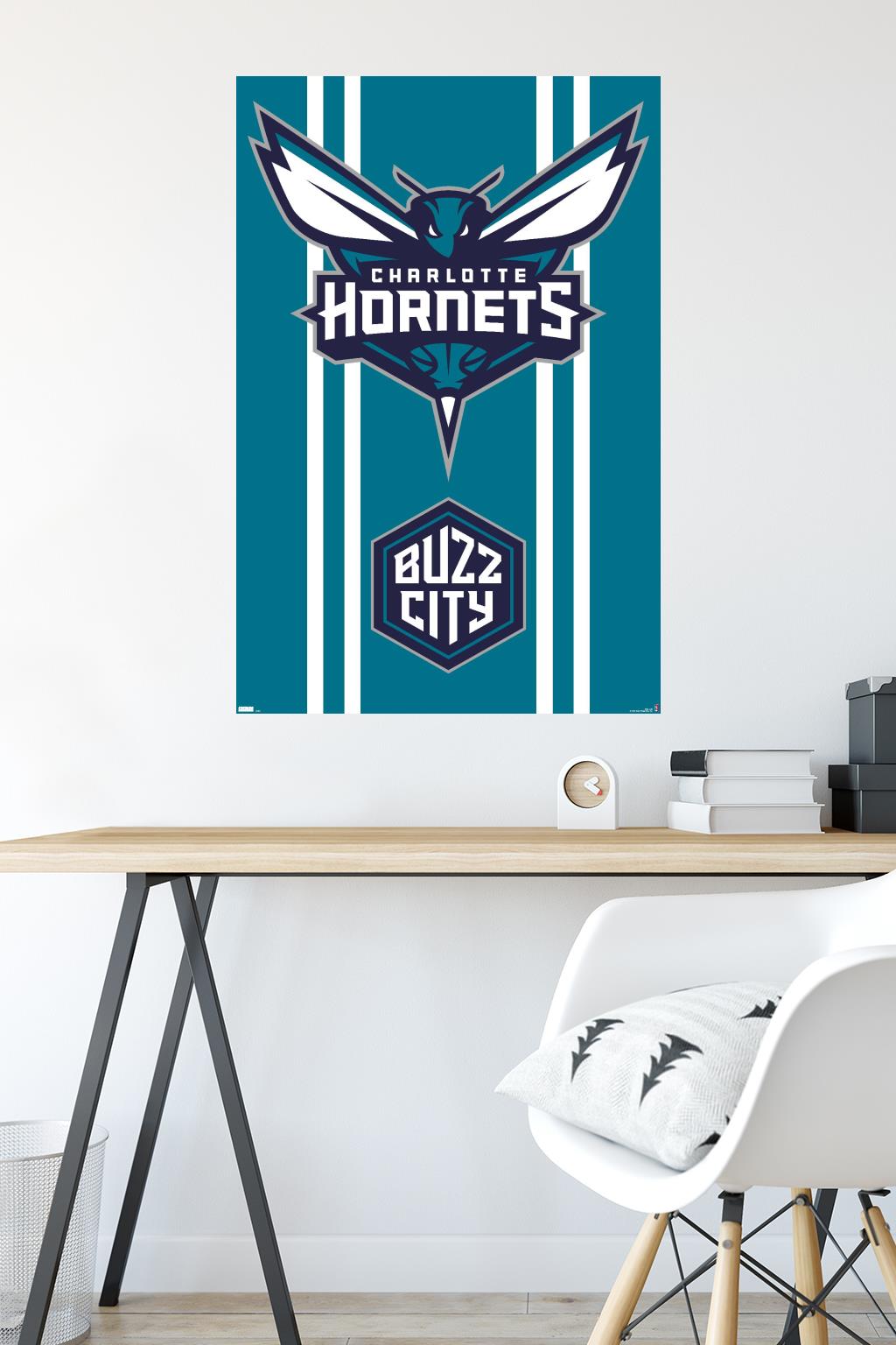 NBA Charlotte Hornets - Logo 20 Wall Poster, 22.375 x 34