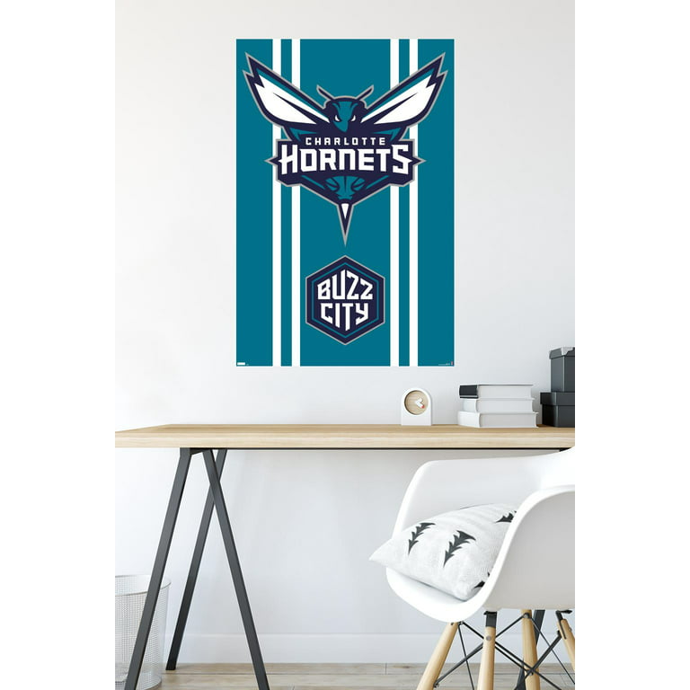 NBA Charlotte Hornets - Logo 20 Wall Poster, 22.375 x 34