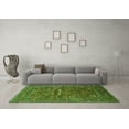 thumbnail image 3 of Ahgly Company Indoor Round Oriental Green Industrial Area Rugs, 7' Round, 3 of 4