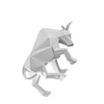 thumbnail image 1 of Xingzhi Exquisite Bull Sculpture Wonderful Gift For Art Lovers Realistic Color white, 1 of 6