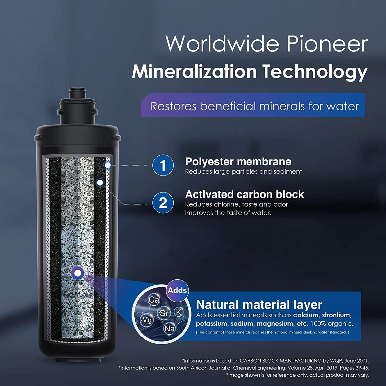 Waterdrop RF10-MZ Replacement Filter Cartridge For 10UB-MZ/10UA/10UB Under Sink Water Filter