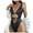 Black, variant on ibuvkizy Womens Swimsuits,Bathing Suit for Women,Lady Women Splicing Push-Up Bra Bikini Beach Set Swimsuit Swimwear,Tankinis Swimsuits for Women One Piece Bathing Suit