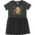 thumbnail image 3 of Inktastic Sloth Cute for Girls Girls Toddler Dress, 3 of 5