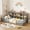 Gray, variant on Guqiart Twin Montessori Floor Bed for Toddlers, Wooden Kids Bed with Book Rack Storage, Safety Guardrails & Bedside Shelves, 2-in-1 Toddler Bed Frame, White