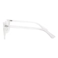 thumbnail image 4 of Womens Clear Lens Fashion Glasses Rectangular Keyhole Frame UV 400 Clear, 4 of 4