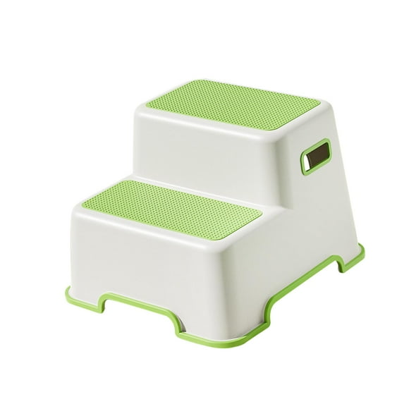 Kids Toddler Step Stool Potty Stool Stepping Stool Durable Versatile Trapezoidal Green