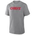 thumbnail image 2 of Men's Fanatics Heather Gray Kansas City Chiefs Pass Rush Tri-Blend T-Shirt, 2 of 3