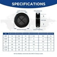 thumbnail image 2 of 55Pcs Double-Sided Rubber Grommets kit in 6 Assorted Sizes 5/8",13/16",7/8",1",1-3/16",1-1/2"- Round & Waterproof - Ideal Solution for Wire Protection (Black), 2 of 8