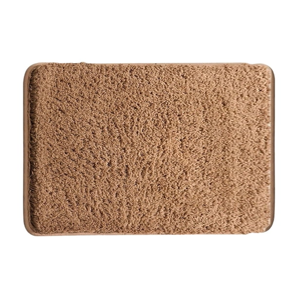 Yhmxh Decoración del baño Alfombrillas de baño gruesas, absorbentes, antideslizantes, para dormitorio, para puerta Organizadores y almacenamiento de baño Accesorios de baño