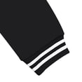 thumbnail image 3 of Umfun Varsity Bomber Jackets for Men Snap Button Casual Baseball Coat with Striped Ribbed Cuffs Stand Collar Autumn Winter Streetwear Outerwear for Daily Wear, 3 of 8