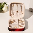 thumbnail image 6 of Thanksgiving Apple Travel Portable Jewelry Box - Square Organizer Box with Bracelet Holder, Earring Organizer – Store Rings, Earrings, Necklaces, Bracelets, and More! Suitable for Girls and Women, 6 of 6