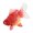 B, variant on Simulated Goldfish Figurine with Base Realistic Mini Fake Fish Statue Sculpture Plastic Ornament Fish Tank Aquarium Decoration