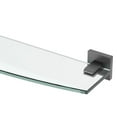thumbnail image 2 of Gatco 4056MX Elevate Vanity Glass Shelf, Matte Black, 2 of 3