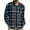 Multicolor4, variant on biudgviw Mens Button Down Shirts Long Sleeve Soft Plaid Shirt Fashion Casual Loose Lapel Lightweight Top with Pocket